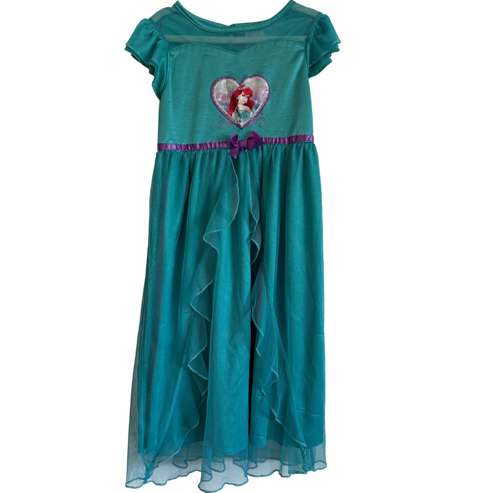Vintage Y2K Disney Princess The Little Mermaid Ariel Nightgown 5T PJ dress tutu